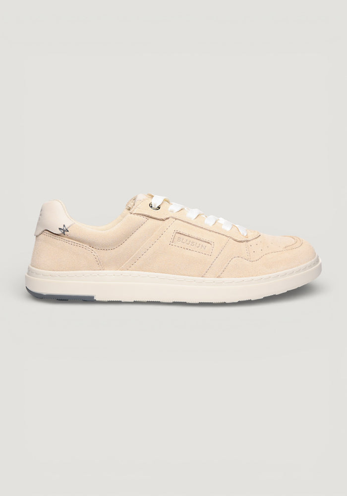 Sneakers Barefoot Wide din piele - Light Beige