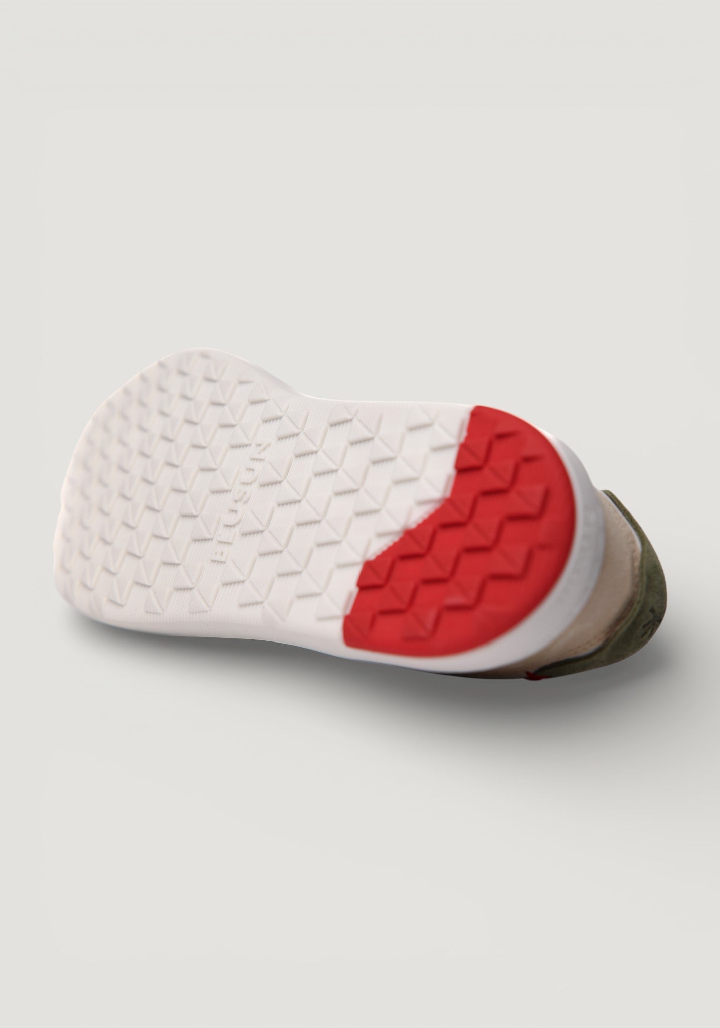 Sneakers Barefoot Wide din piele - Off White/Beige