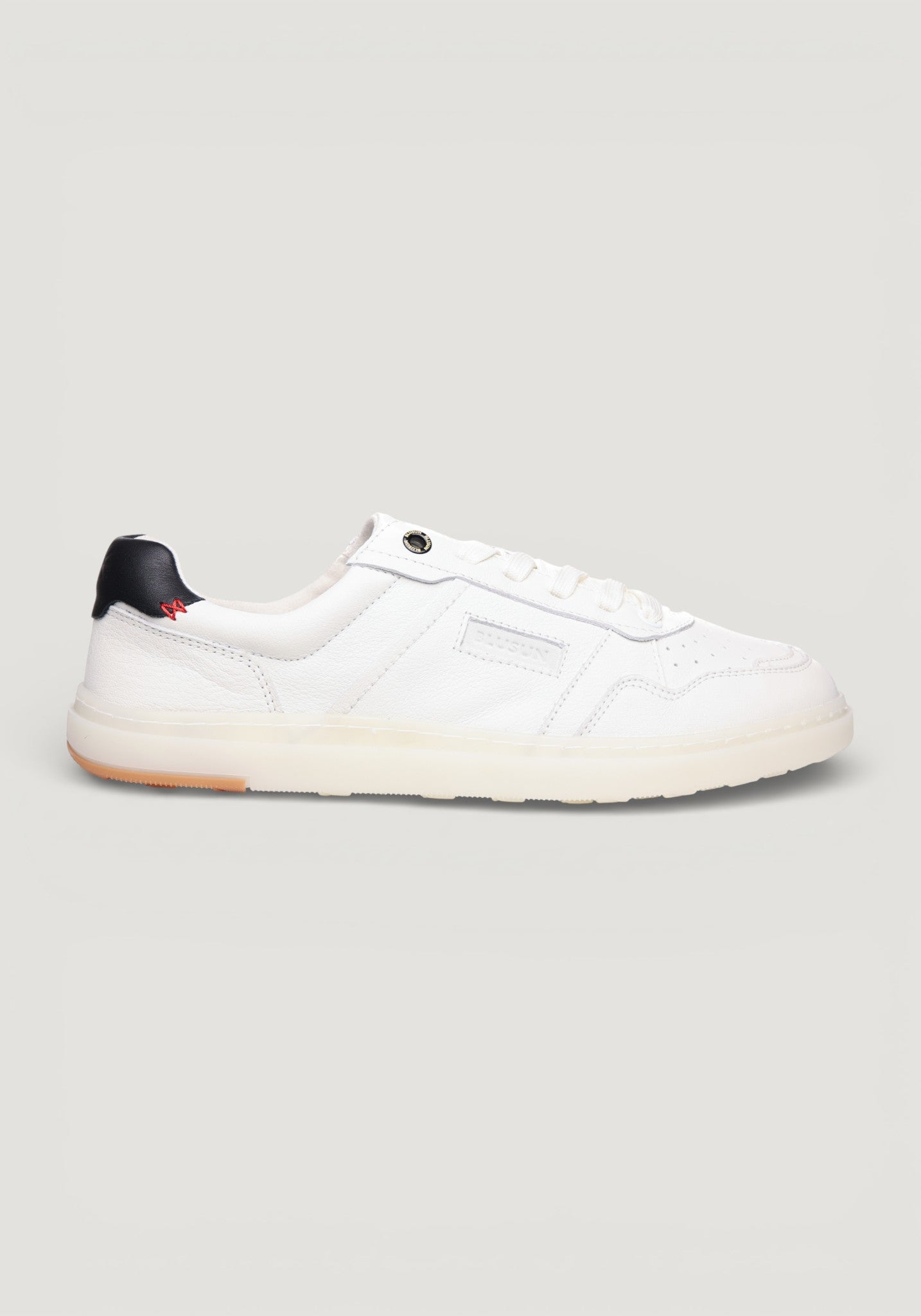 Sneakers Barefoot Wide din piele - White