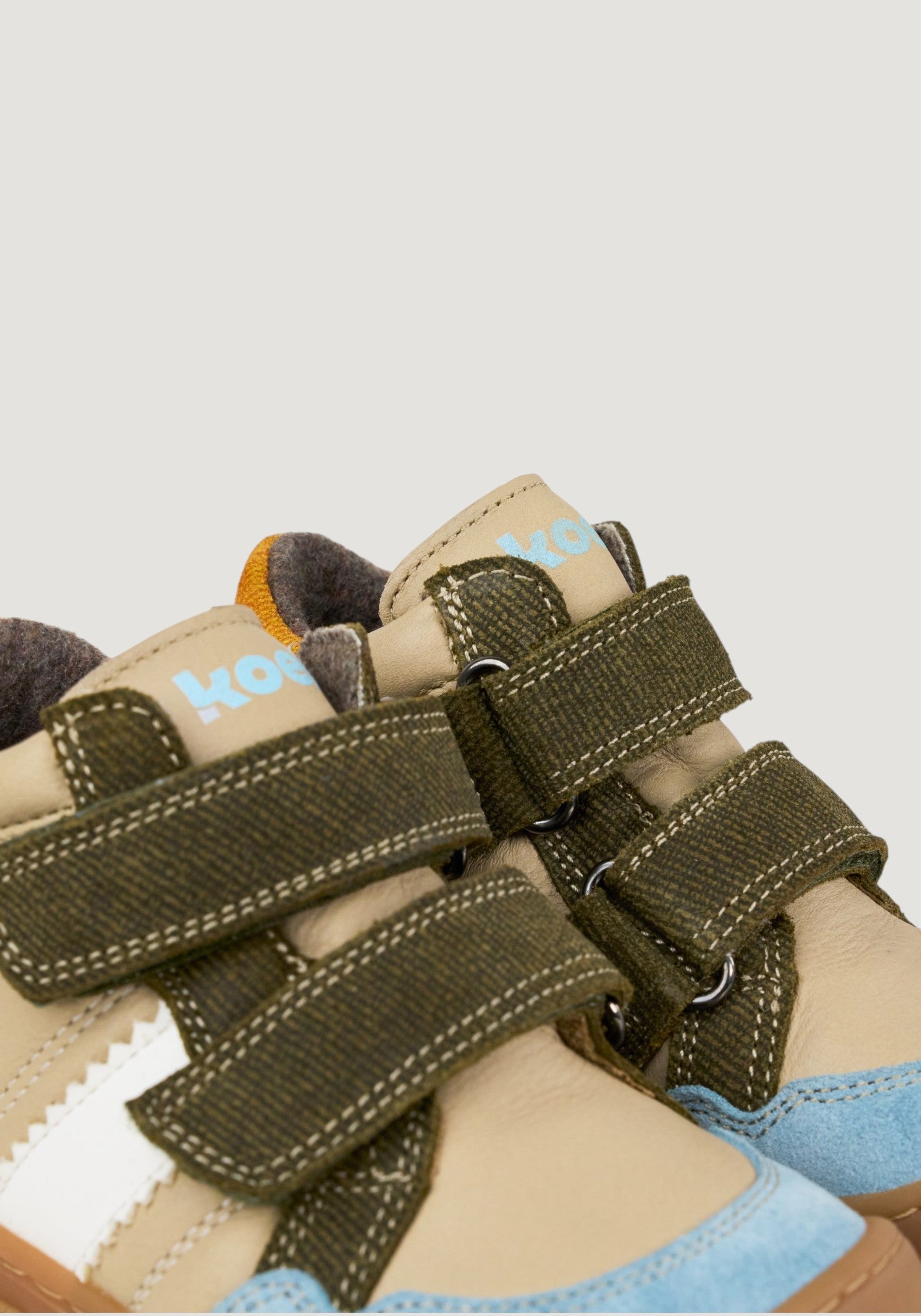 Sneakers Barefoot Wide impermeabili îmblăniți - Kabriel Taupe