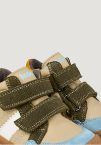 Sneakers Barefoot Wide impermeabili îmblăniți - Kabriel Taupe