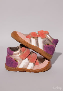 Sneakers Barefoot Wide impermeabili îmblăniți - Kali Champagne