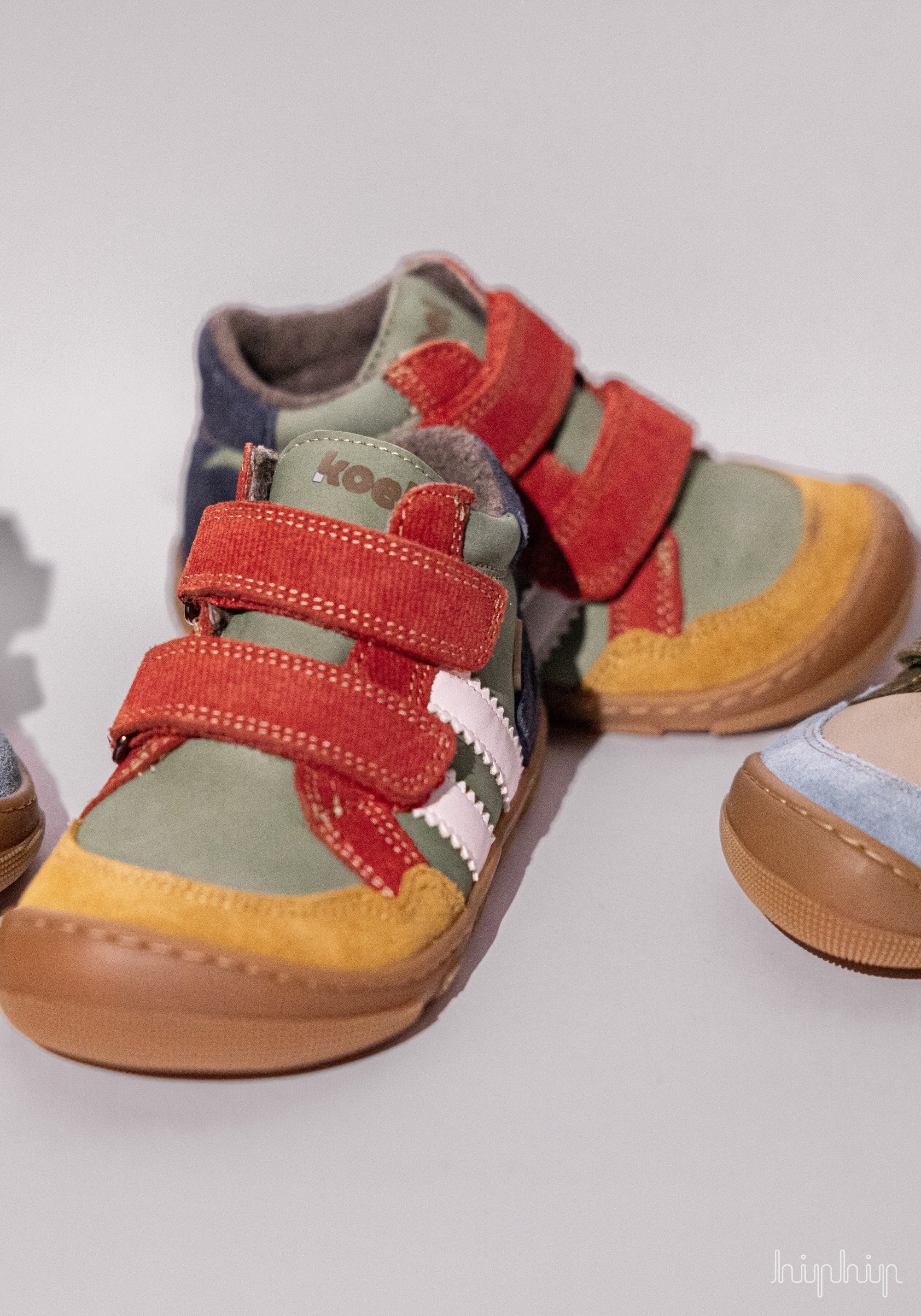 Sneakers Barefoot Wide impermeabili îmblăniți - Kali Green Alface