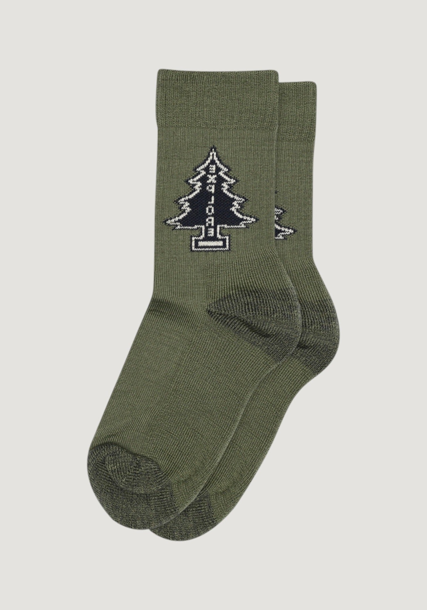 Șosete cu talpă plușată din lână - Ingolf Olivine