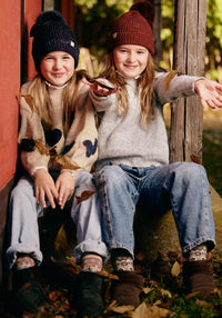 Șosete cu talpă plușată din lână - Torshavn Light Brown