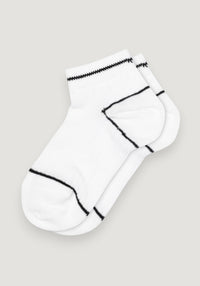 Șosete extrafine din bumbac - Footie Majii White