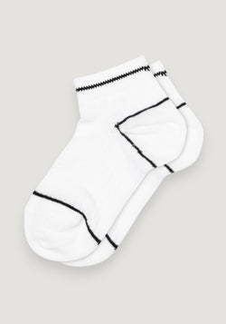 Șosete extrafine din bumbac - Footie Majii White
