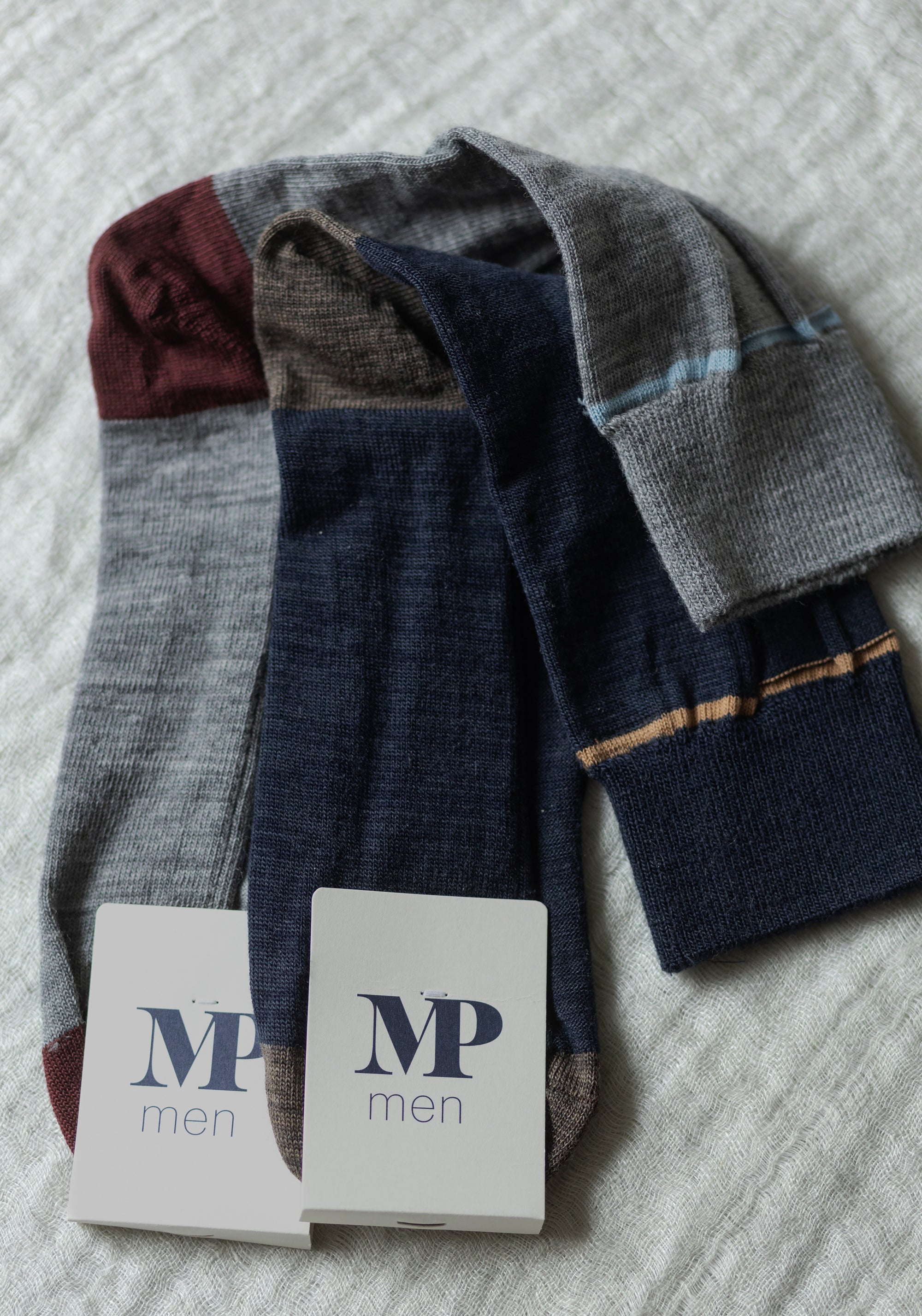 Șosete extrafine bărbați din lână merinos și bambus - Ejvind Grey