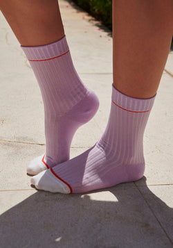 Șosete extrafine din bambus - Megan Pastel Lilac
