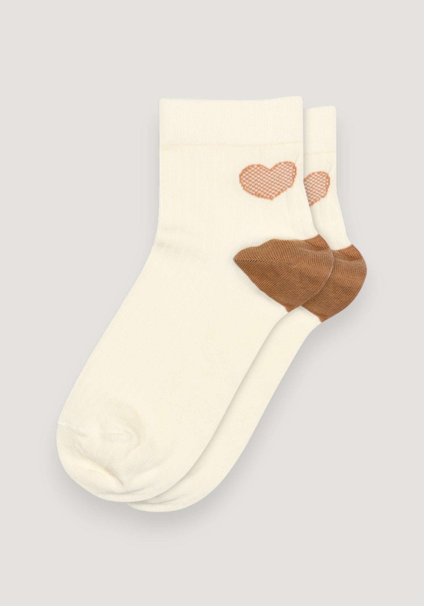 Șosete extrafine din bambus și bumbac - Minna Cream