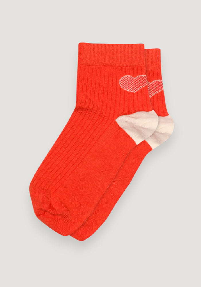 Șosete extrafine din bambus și bumbac - Minna Spicy Orange