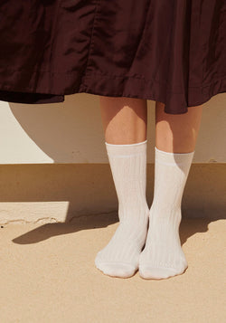 Șosete extrafine din bambus - Ursula Snow White