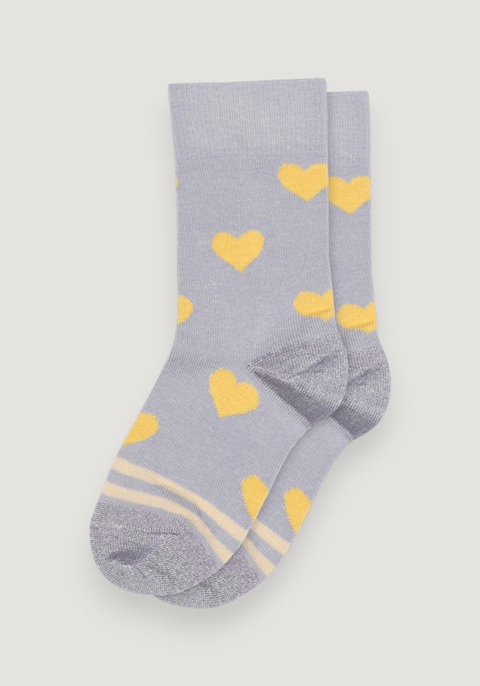 Șosete extrafine din bumbac - Ada Lavender Sky