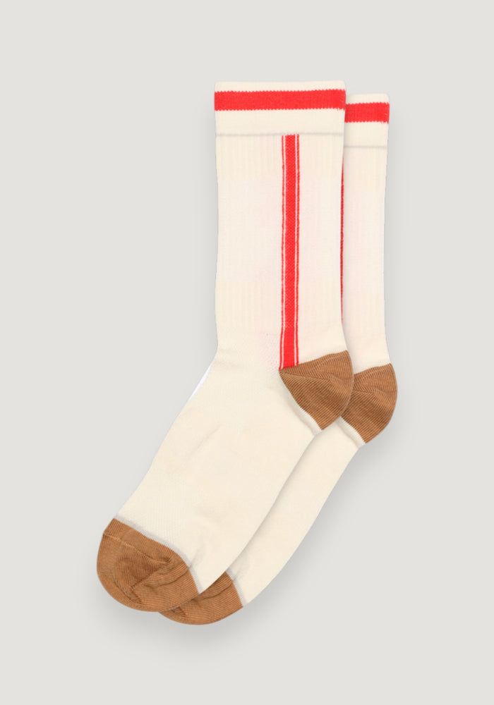 Șosete extrafine Rib din bumbac - Camilla Cream