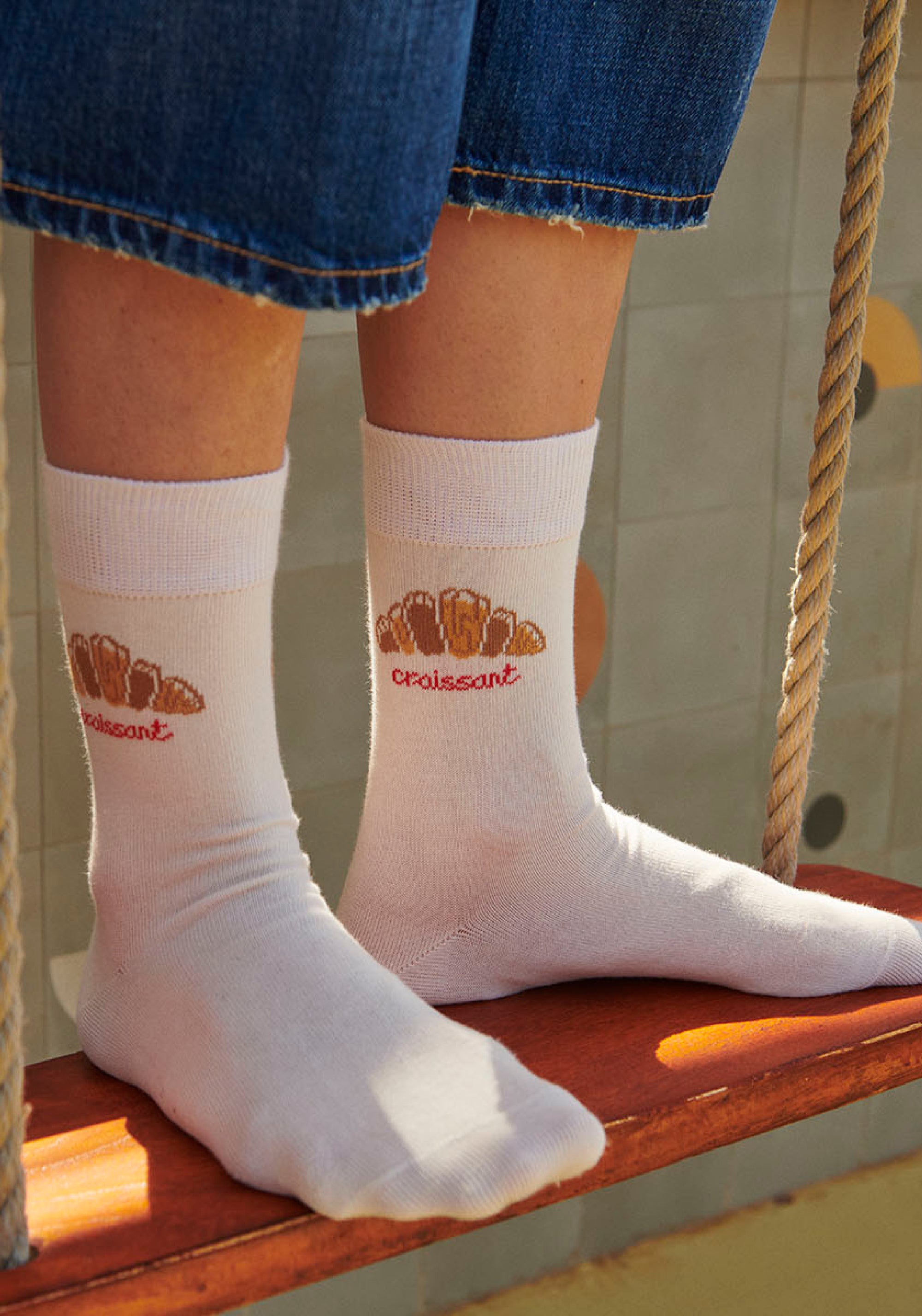 Șosete extrafine din bumbac - Camille Cream