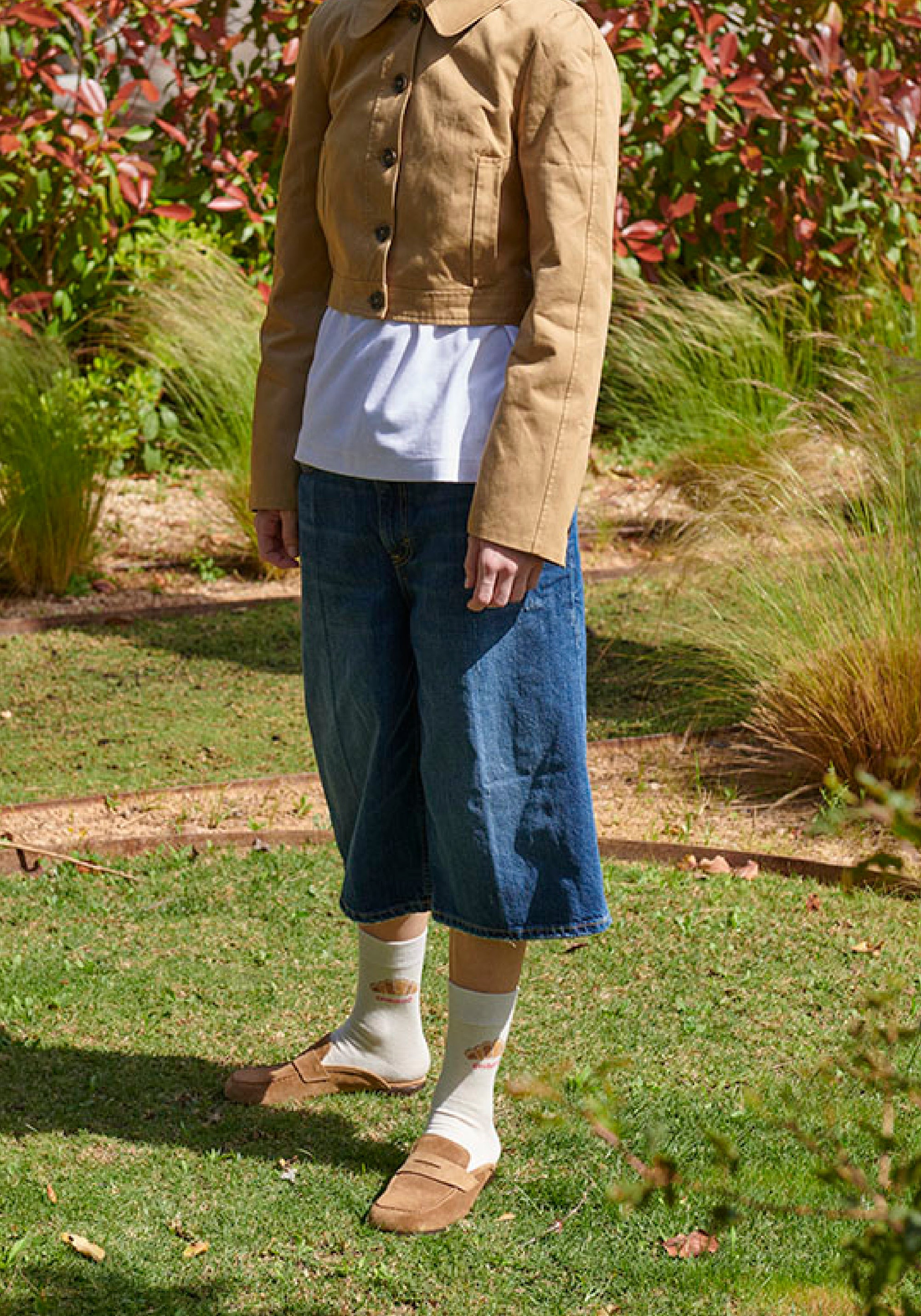 Șosete extrafine din bumbac - Camille Cream