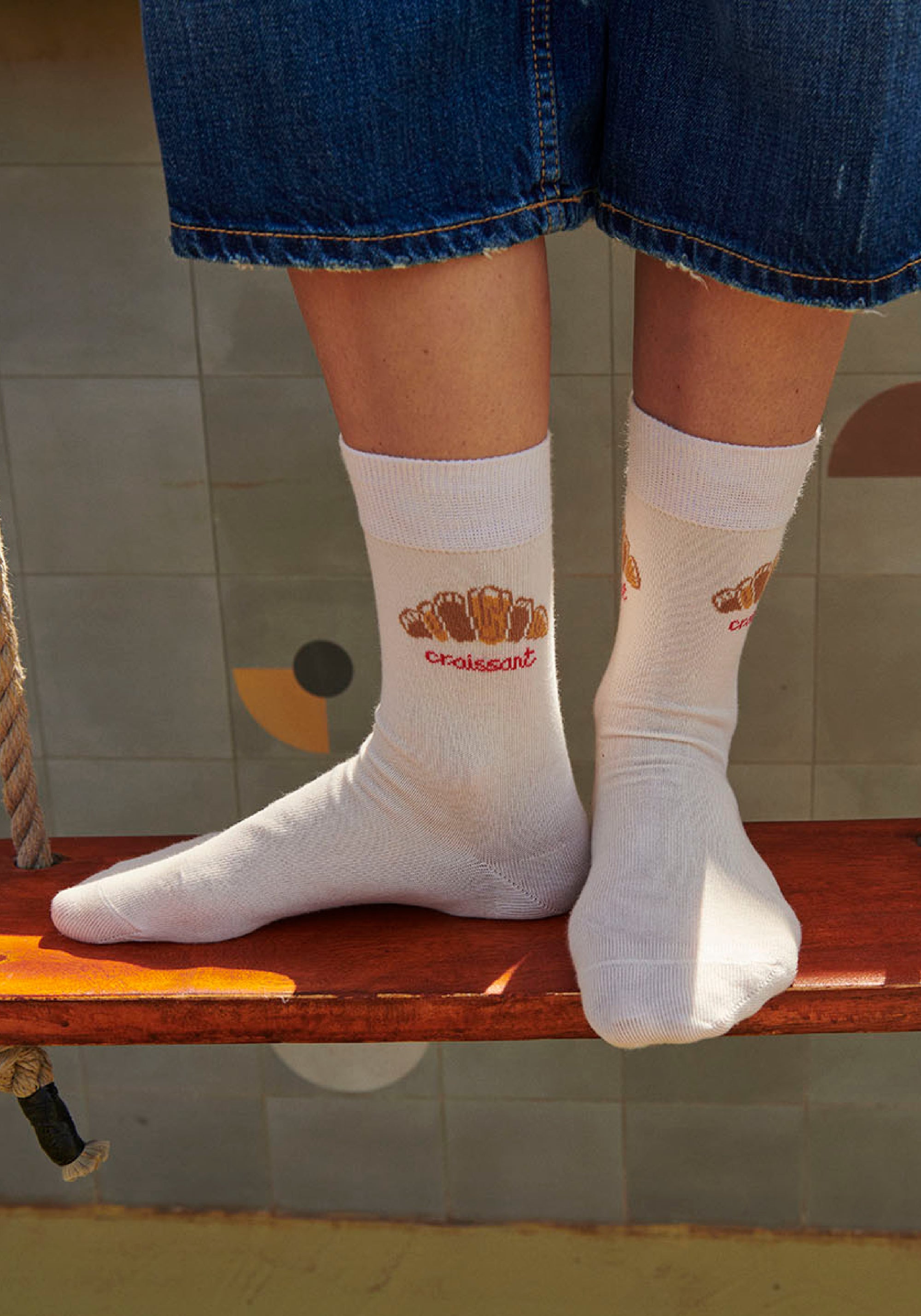 Șosete extrafine din bumbac - Camille Cream