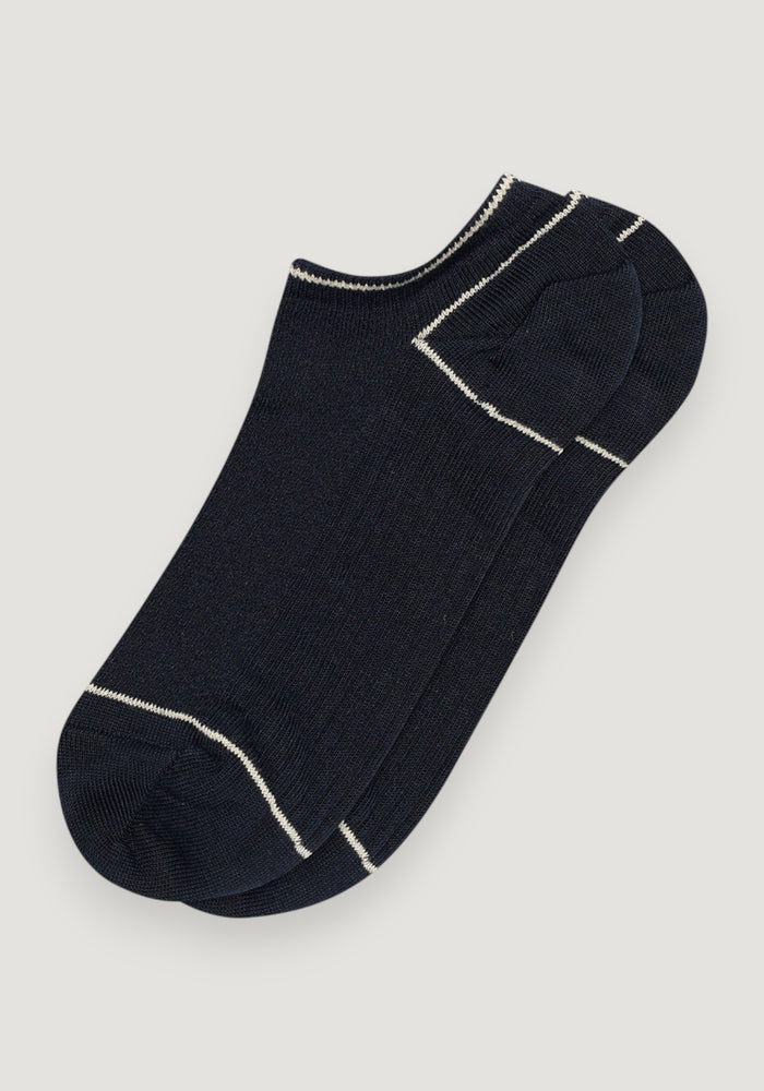 Șosete extrafine din bumbac - Footie Beth Navy