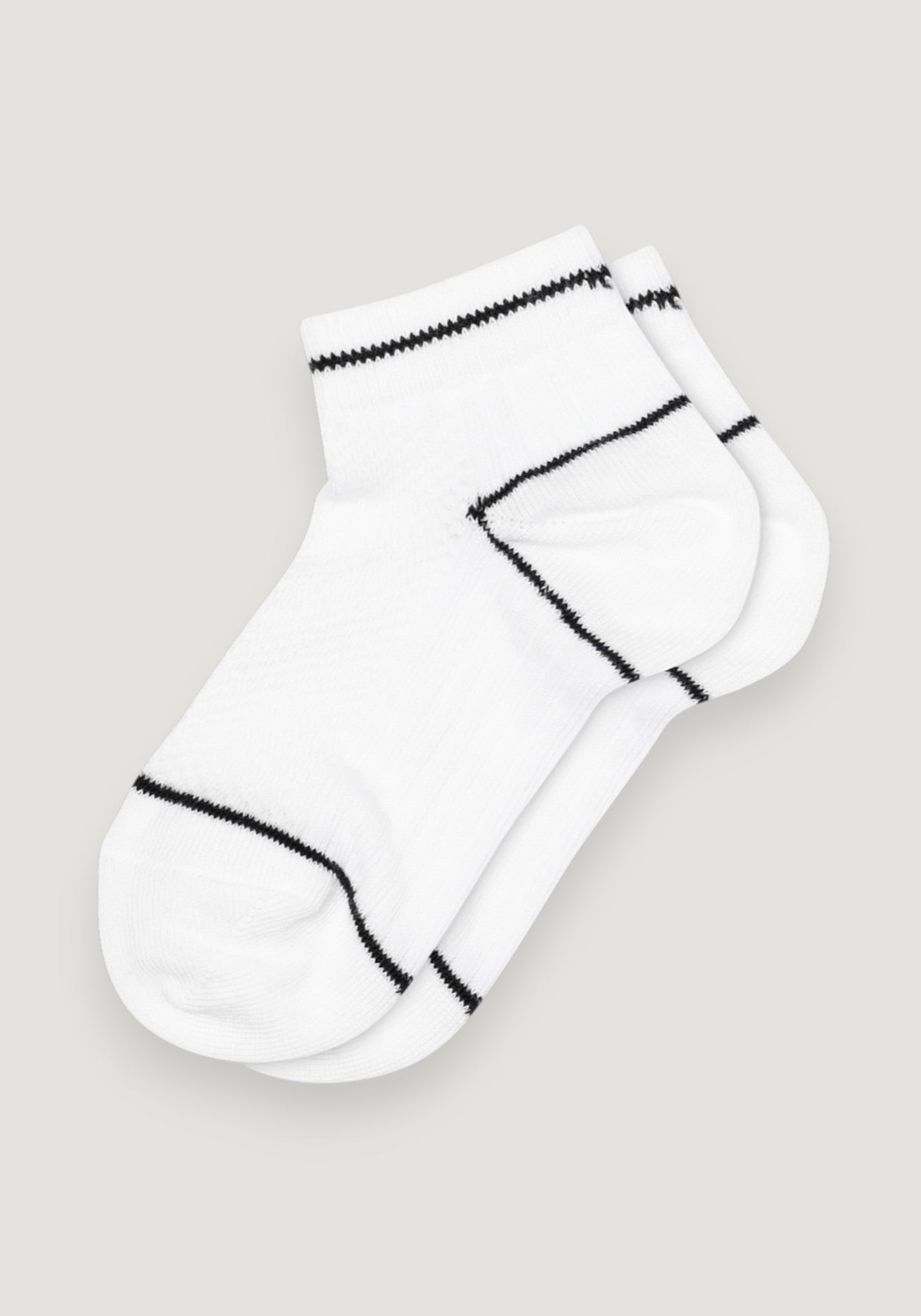 Șosete extrafine din bumbac - Footie Majii White