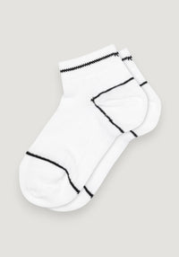 Șosete extrafine din bumbac - Footie Majii White