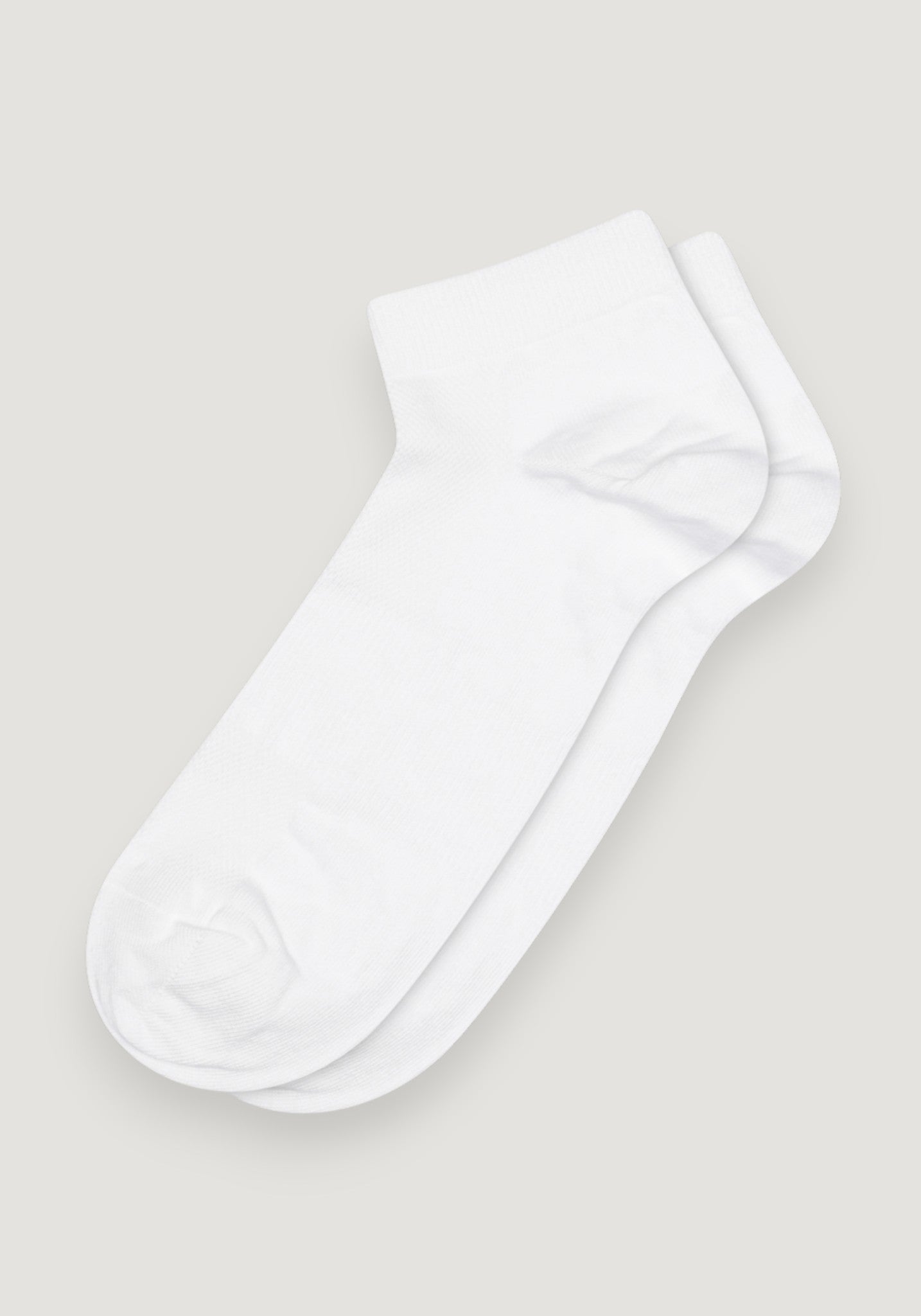 Șosete extrafine din bumbac - Footie Rolf White