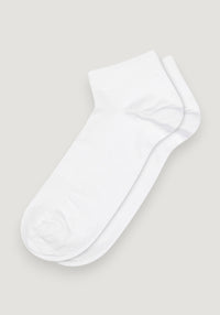 Șosete extrafine din bumbac - Footie Rolf White