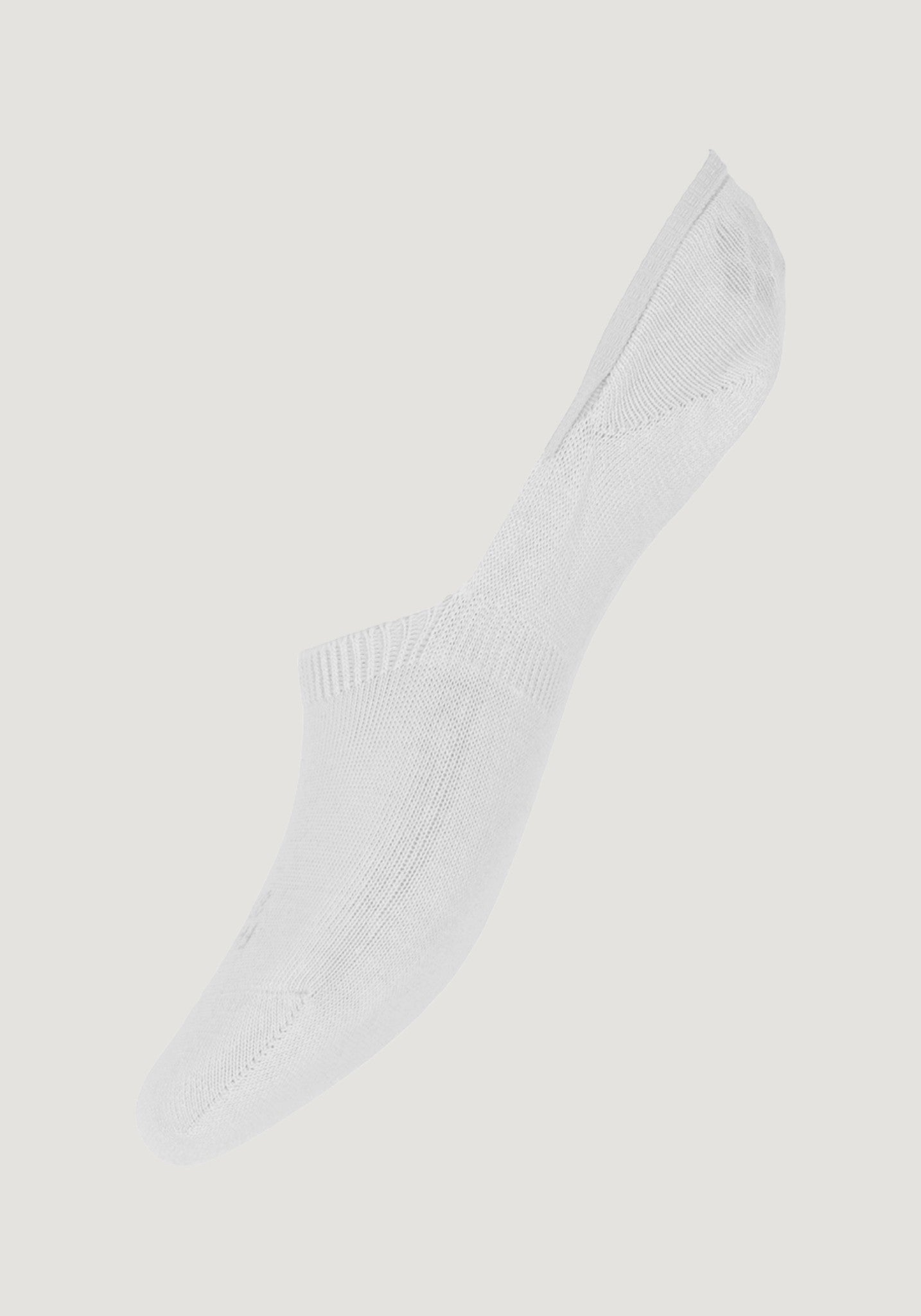 Șosete extrafine femei din bumbac - Invisible White