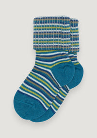 Șosete extrafine din bumbac - Turn Down Re-stock True Blue