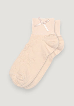 Șosete extrafine din bumbac - Una Pink Champagne