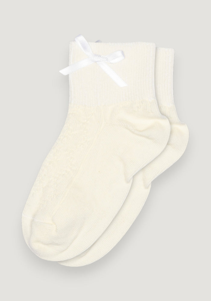 Șosete extrafine din bumbac - Una Snow White