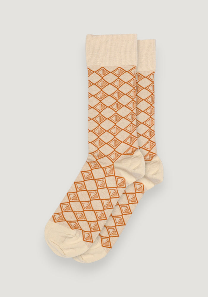 Șosete extrafine din bumbac - Victor Ecru