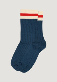 Șosete extrafine din lână merinos - Benny Dark Denim