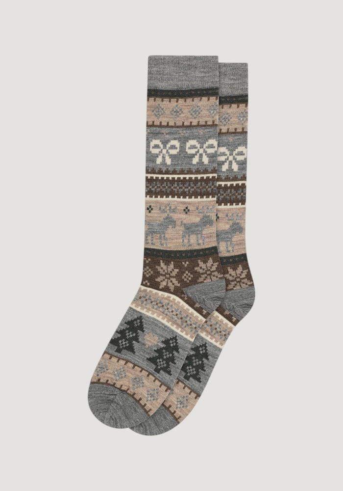 Șosete extrafine femei din lână merinos - Joy Grey