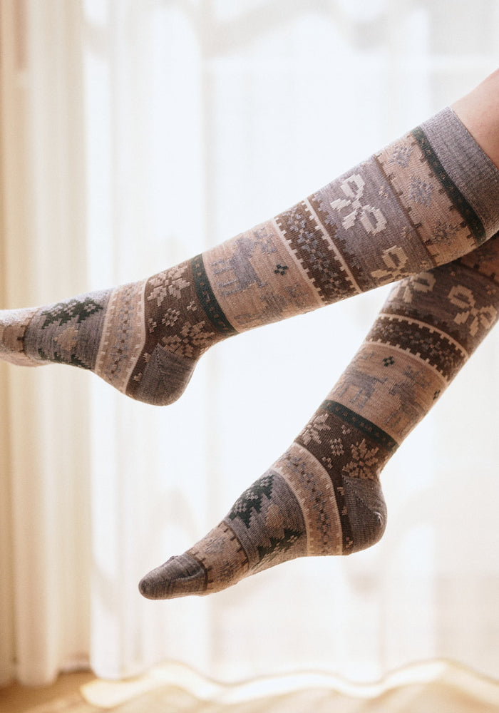 Șosete extrafine femei din lână merinos - Joy Grey