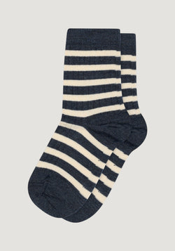 Șosete extrafine lână merinos - Elis Dark Denim