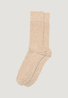 Șosete extrafine bărbați din bumbac - Erik Beige Melange