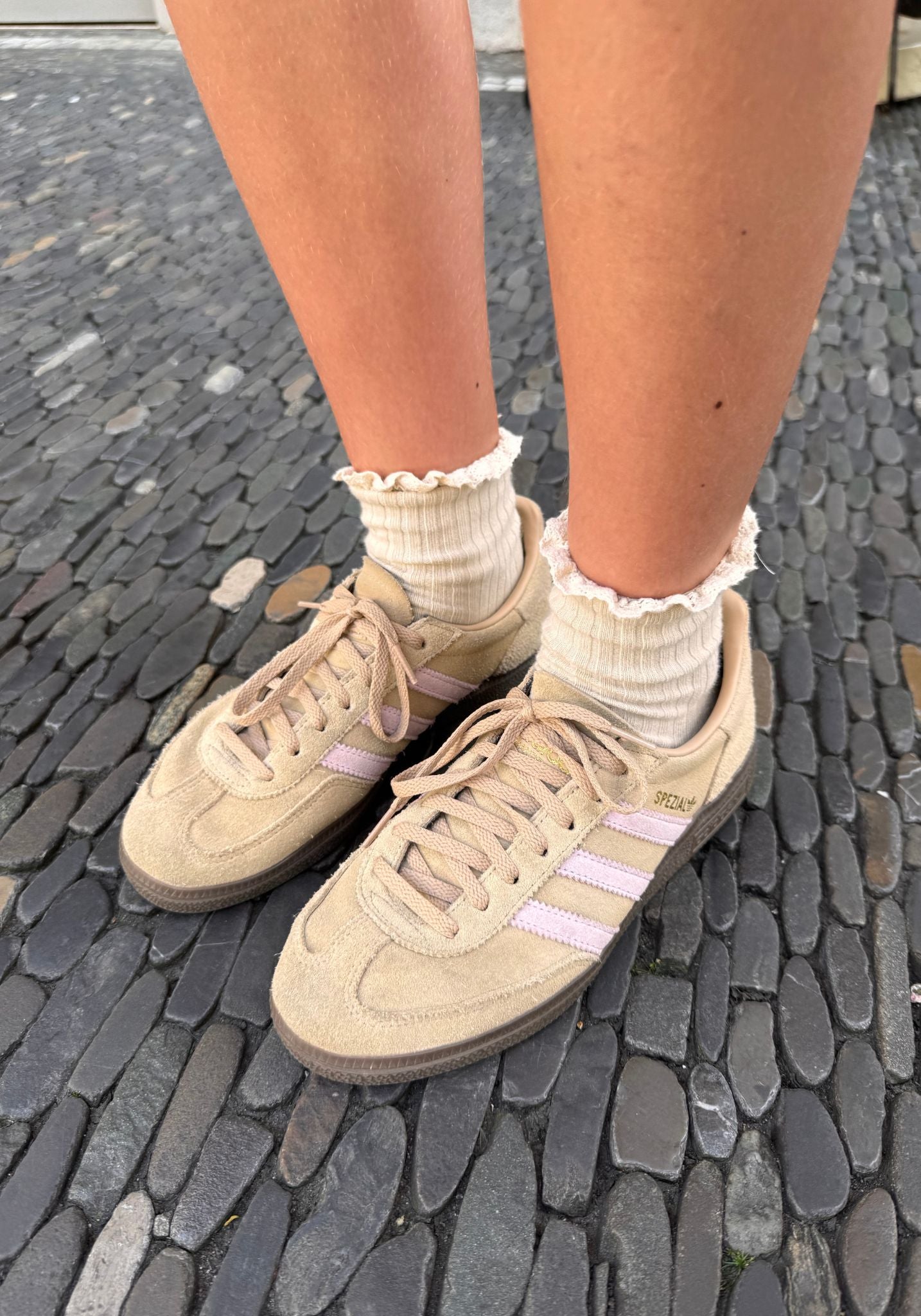 Șosete extrafine Rib din bumbac - Julia Ecru