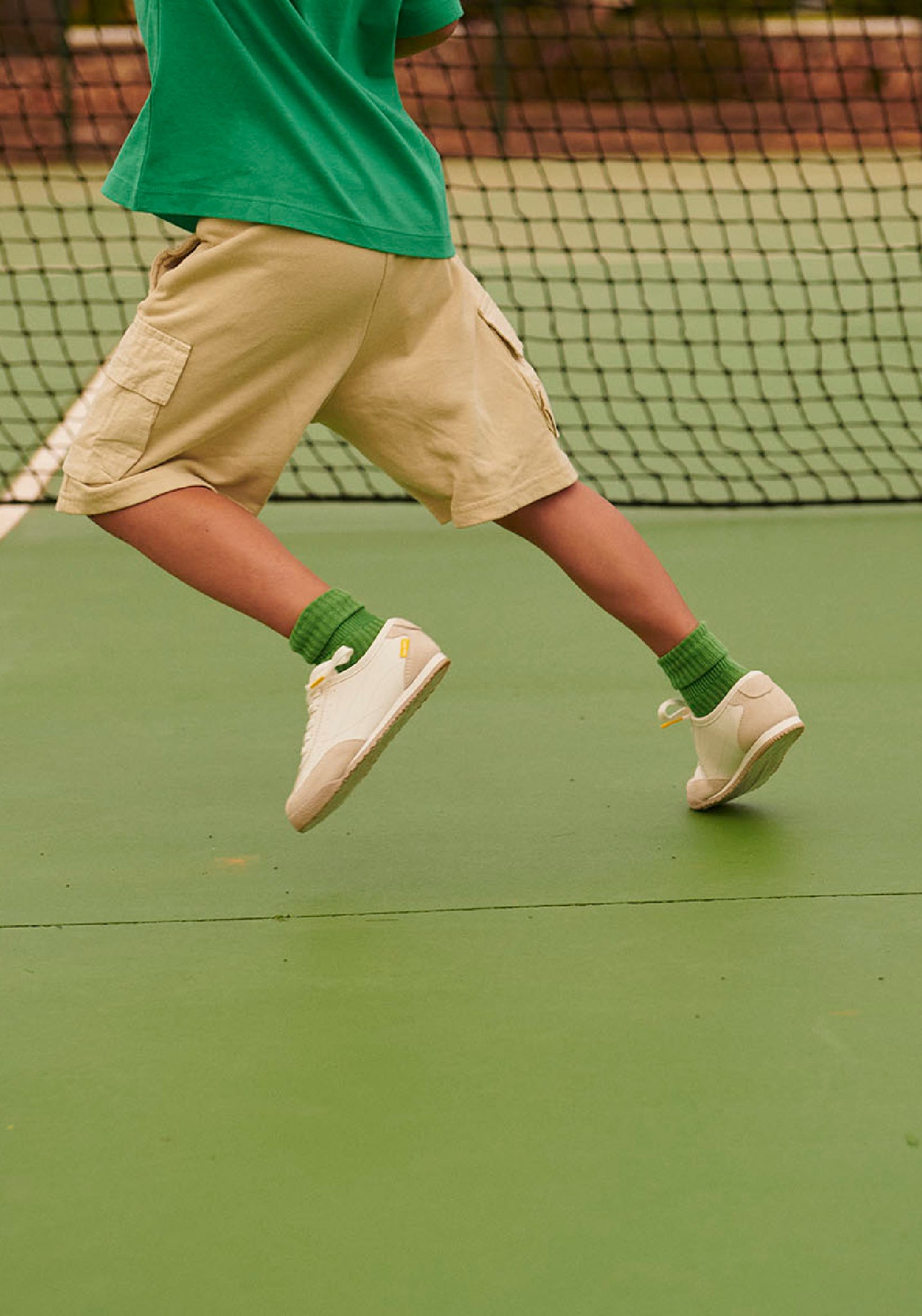 Șosete extrafine Rib din bumbac - Turn Down Vibrant Green