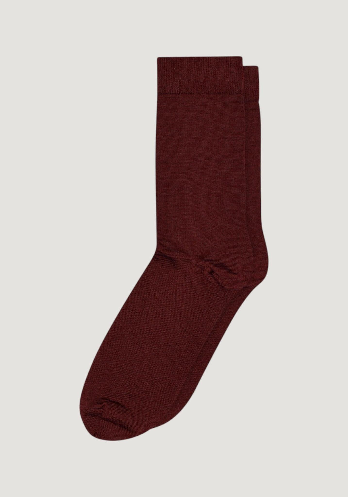 Șosete FinePlain extrafine bărbați din lână merinos - Valdemar Wine Red