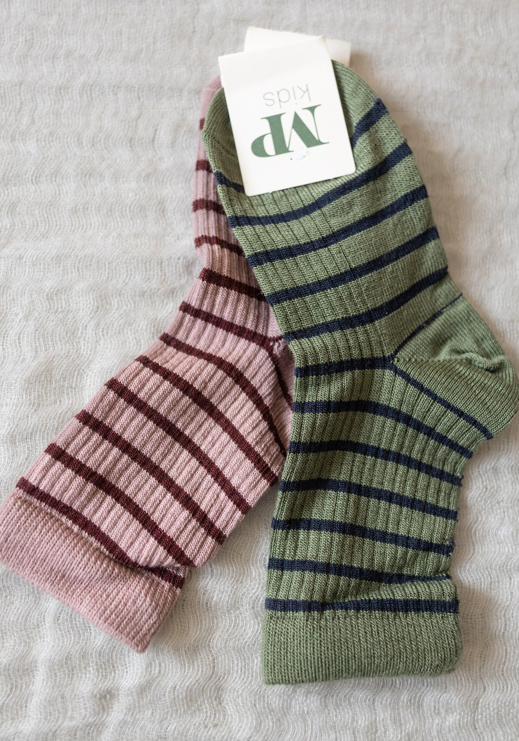 Șosete FineRib din lână merinos - Viggy Woodrose