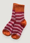 Șosete groase lână - Orange/Raspberry/Rosa Hirsch Natur HipHip.ro