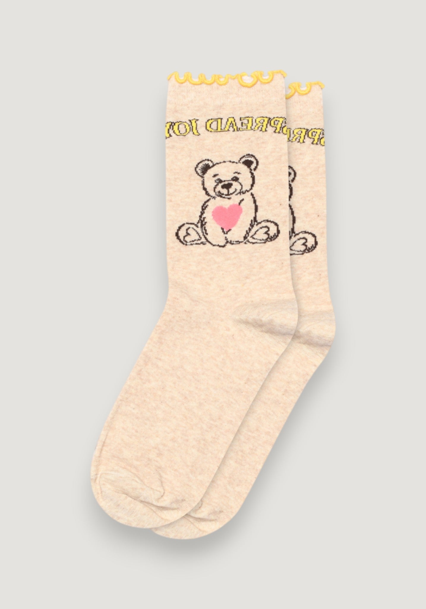 Șosete extrafine din bumbac - Kate Beige Melange