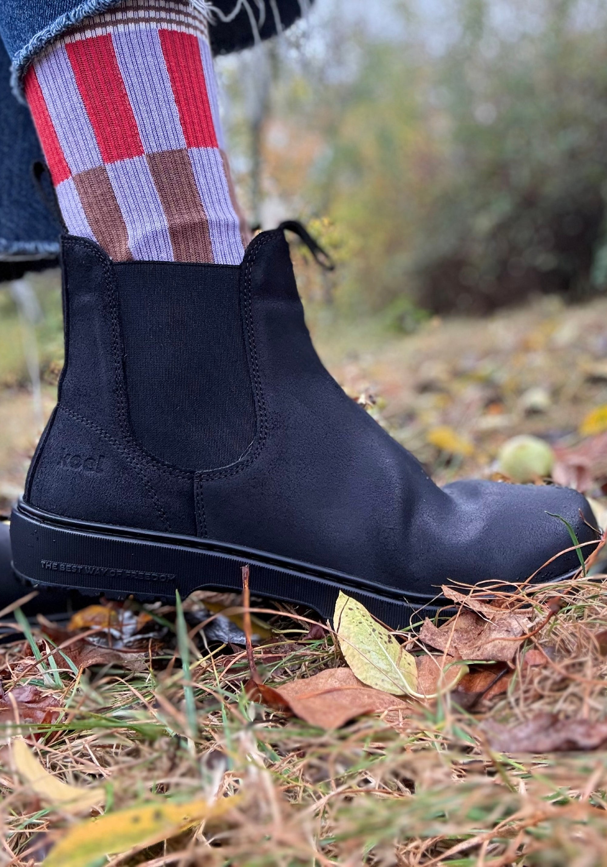 Ghete Barefoot îmblănite - Gavien Black