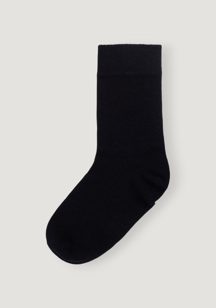 Șosete Plain extrafine din bambus (copii și adulți) - Black