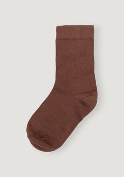 Șosete Plain extrafine din bambus (copii și adulți) - Brown