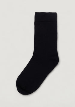 Șosete Plain extrafine din lână merinos - Black