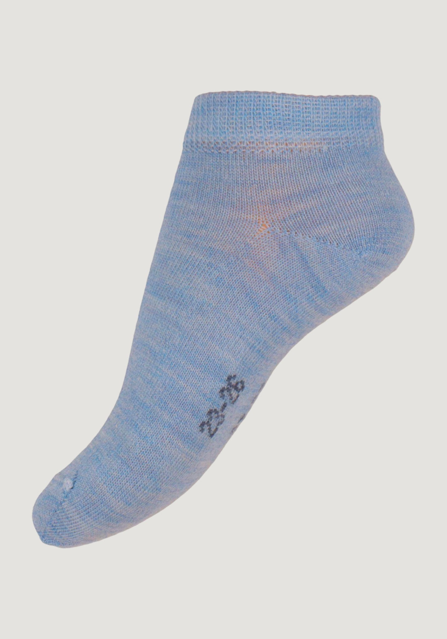 Șosete Plain extrafine din lână merinos - Footie Blue