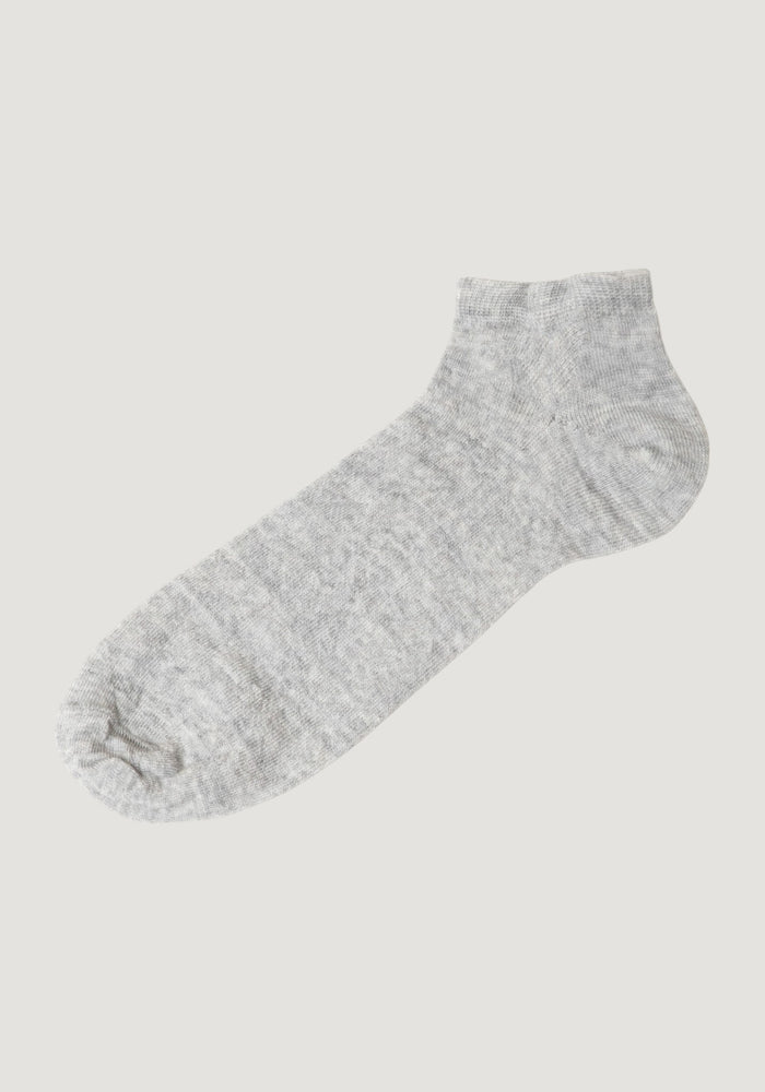 Șosete Plain extrafine din lână merinos - Footie Gray