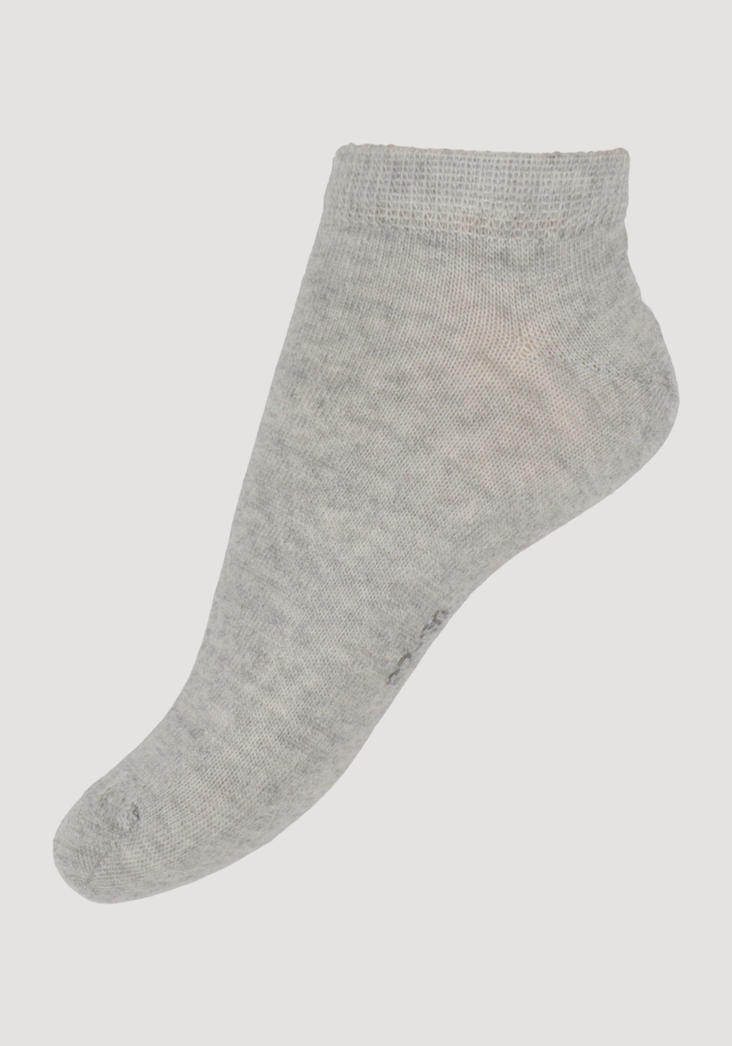 Șosete Plain extrafine din lână merinos - Footie Gray