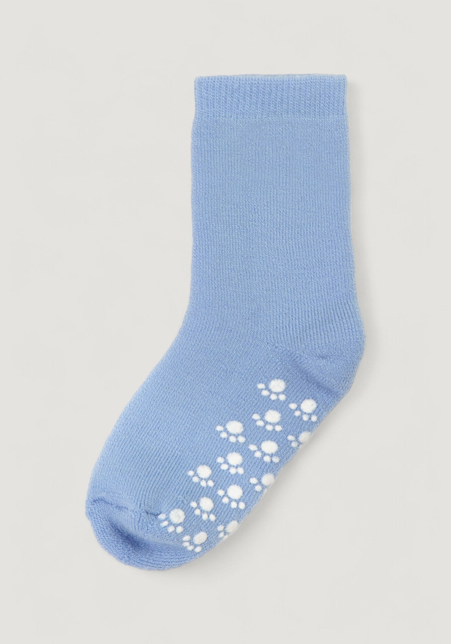 Șosete plușate cu stopper anti-alunecare din lână merinos - Sky Blue